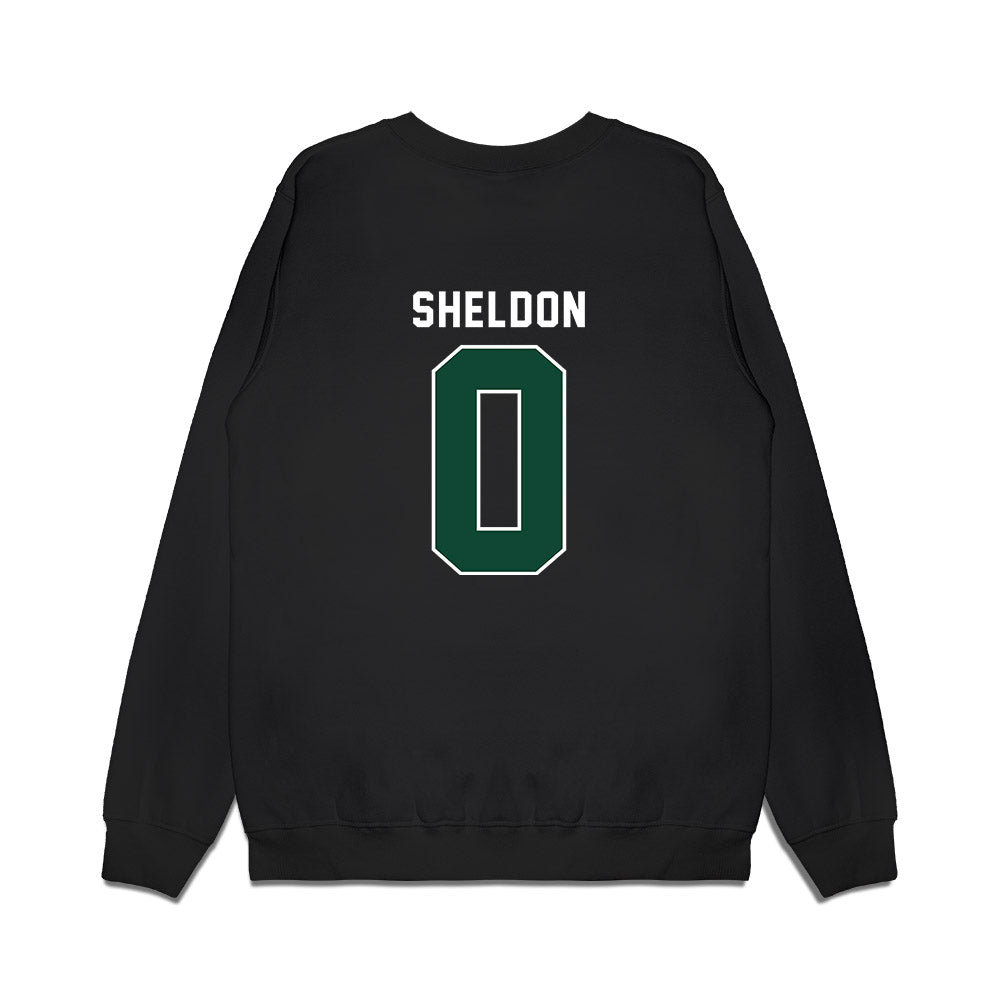 Ohio - NCAA Men's Basketball : Ajay Sheldon - Vintage Premium Crewneck Sweatshirt-1