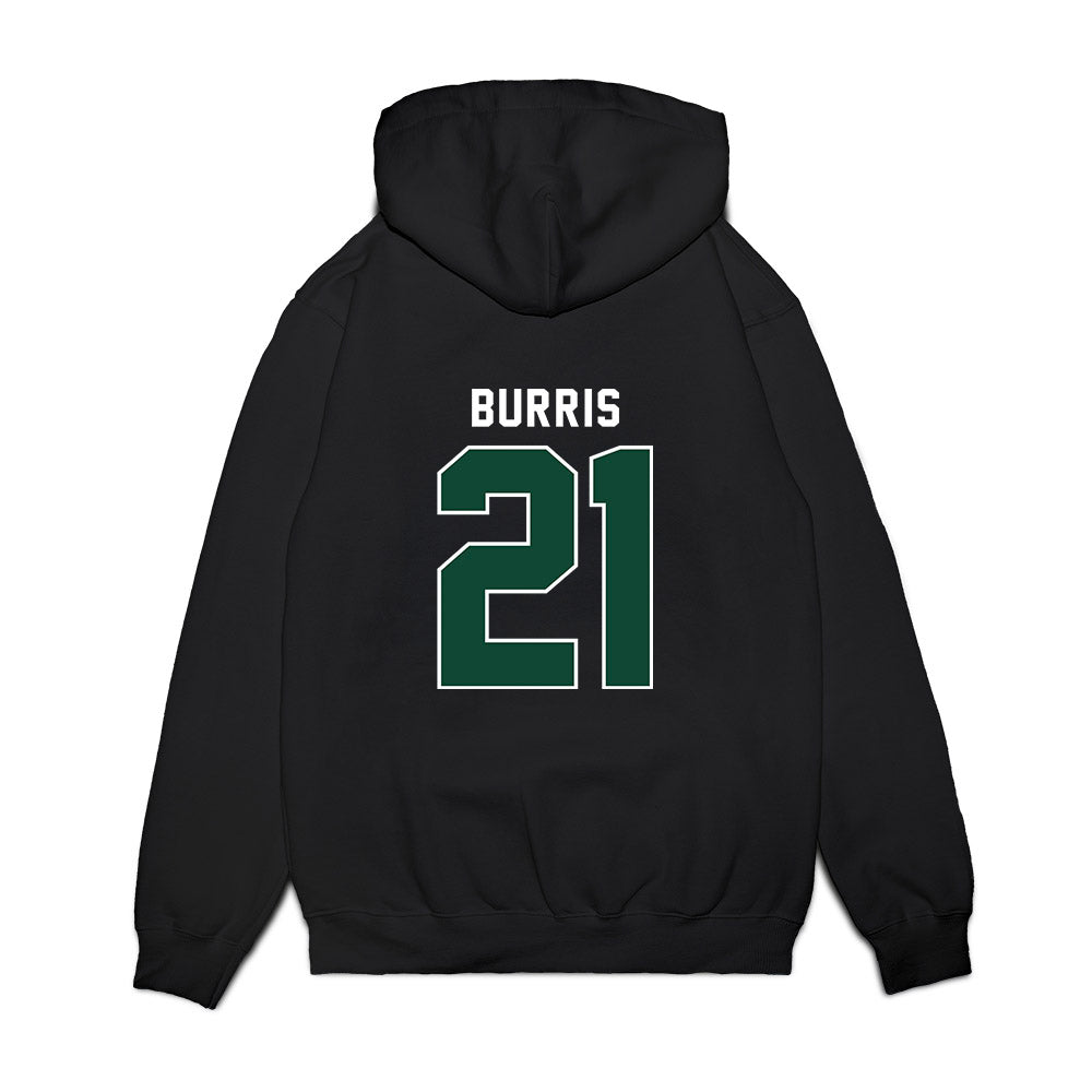 Ohio - NCAA Men's Basketball : Jesse Burris - Vintage Premium Hooded Sweatshirt-1