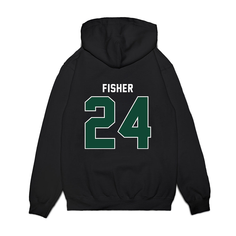 Ohio - NCAA Men's Basketball : Jordan Fisher - Vintage Premium Hooded Sweatshirt-1