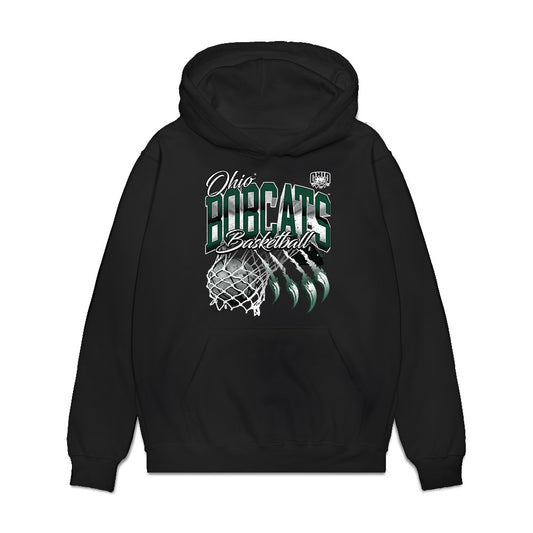 Ohio - NCAA Women's Basketball : Kamie Ellis - Vintage Premium Hooded Sweatshirt-0