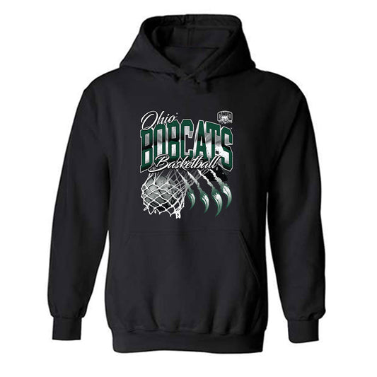 Ohio - NCAA Men's Basketball : Aidan Hadaway - Vintage Shersey Hooded Sweatshirt-0