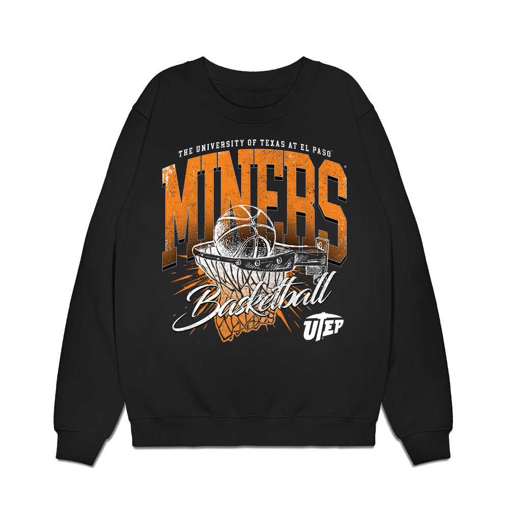 UTEP - NCAA Men's Basketball : Corey Camper Jr - Vintage Basketball Premium Crewneck Sweatshirt-0