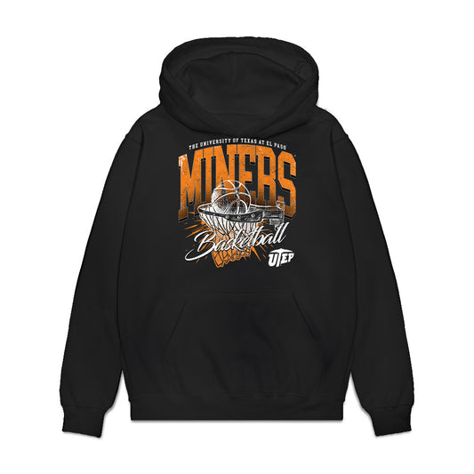 UTEP - NCAA Women's Basketball : Brooklyn Terry - Vintage Basketball Premium Hooded Sweatshirt-0