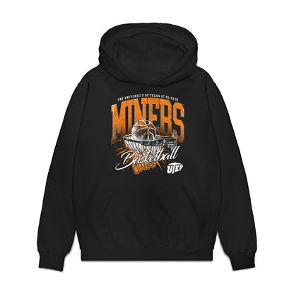 UTEP - NCAA Men's Basketball : Otis Frazier - Vintage Basketball Premium Hooded Sweatshirt-0