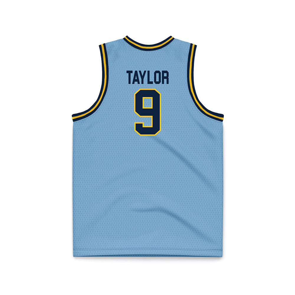 Murray State - NCAA Men's Basketball : Layne Taylor - Light Blue Basketball Jersey-1