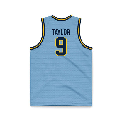 Murray State - NCAA Men's Basketball : Layne Taylor - Light Blue Basketball Jersey-1
