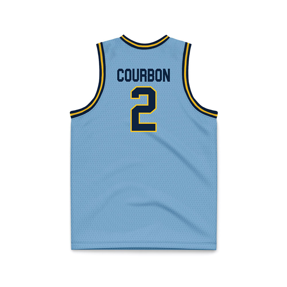 Murray State - NCAA Men's Basketball : Mathis Courbon - Light Blue Basketball Jersey-1