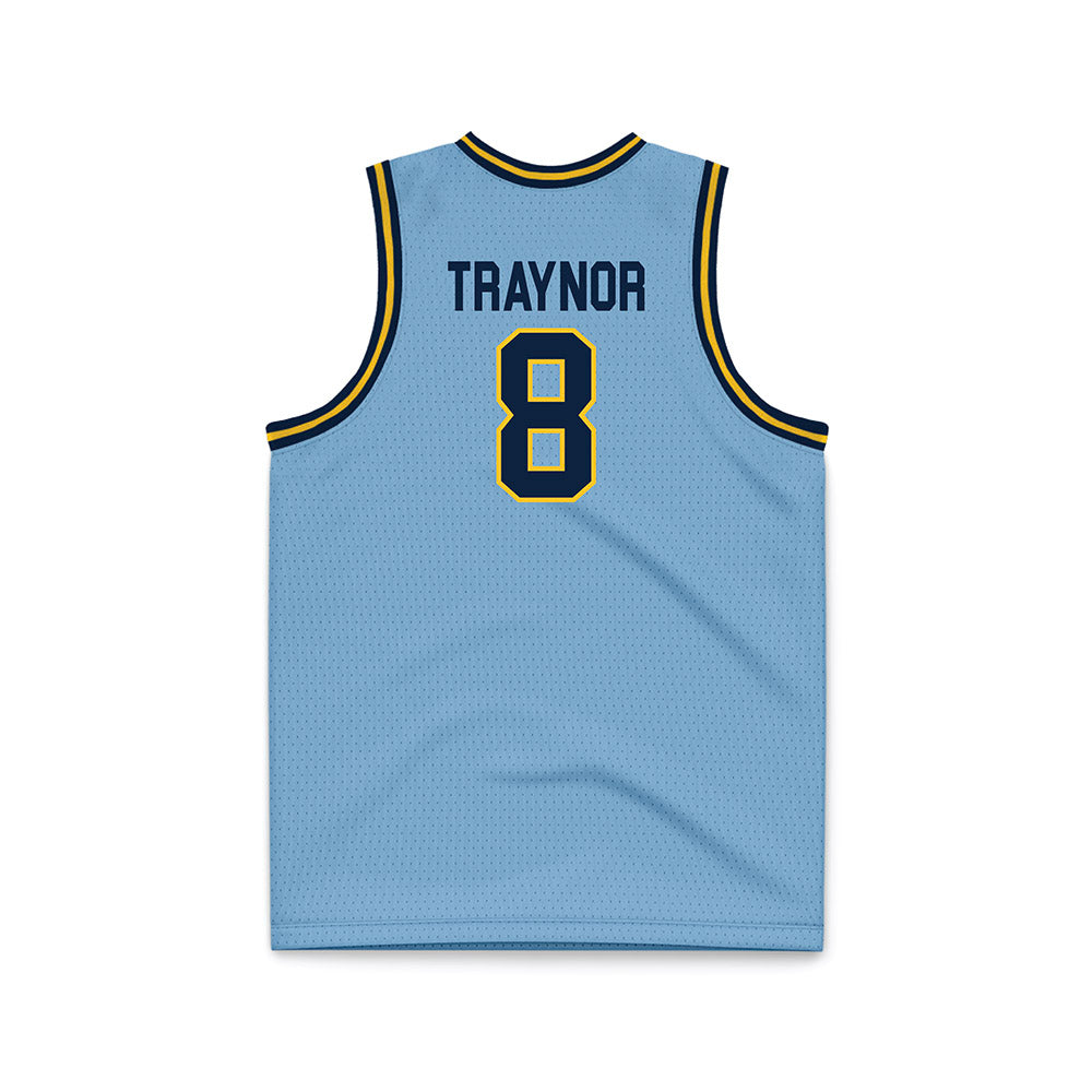 Murray State - NCAA Men's Basketball : Jayden Traynor - Light Blue Basketball Jersey-1