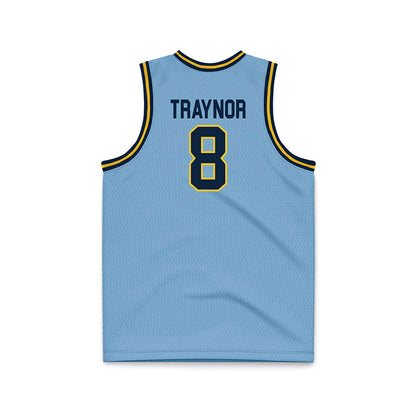 Murray State - NCAA Men's Basketball : Jayden Traynor - Light Blue Basketball Jersey-1
