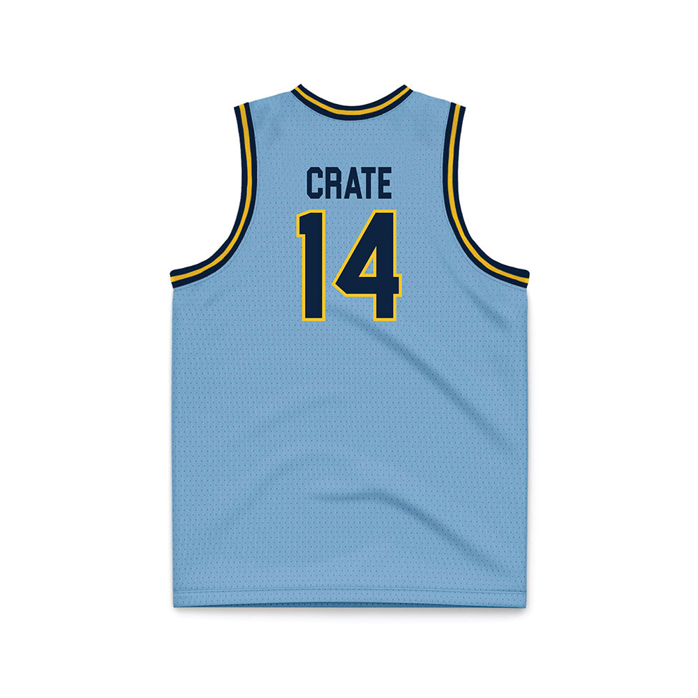Murray State - NCAA Men's Basketball : Lachlan Crate - Light Blue Basketball Jersey-1