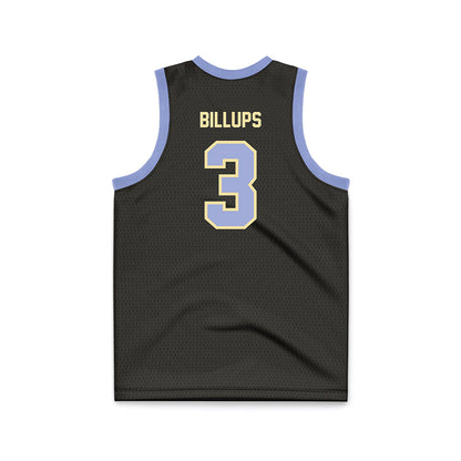 Longwood - NCAA Men's Basketball : Alphonzo Billups - Black Basketball Jersey-1