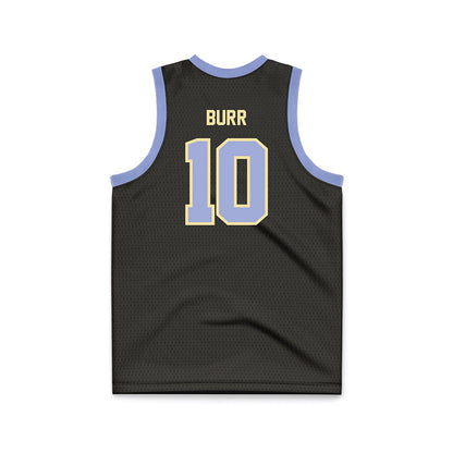 Longwood - NCAA Men's Basketball : Gerald Burr - Black Basketball Jersey-1