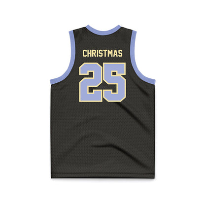 Longwood - NCAA Men's Basketball : Michael Christmas - Black Basketball Jersey-1