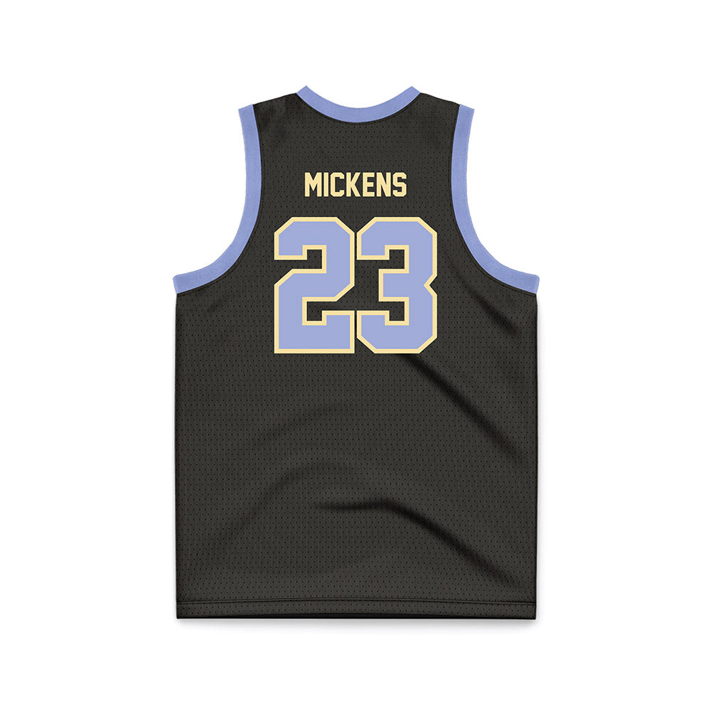 Longwood - NCAA Men's Basketball : Kristopher Mickens - Black Basketball Jersey-1