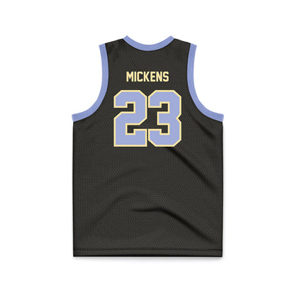 Longwood - NCAA Men's Basketball : Kristopher Mickens - Black Basketball Jersey-1