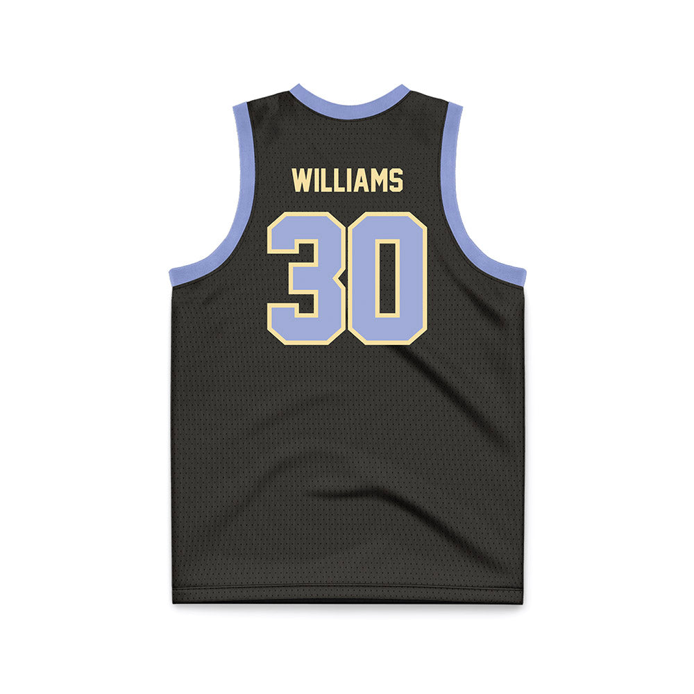 Longwood - NCAA Men's Basketball : Jerome Williams - Black Basketball Jersey-1