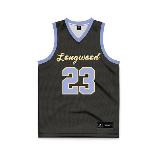 Longwood - NCAA Men's Basketball : Kristopher Mickens - Black Basketball Jersey-0