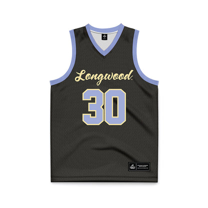 Longwood - NCAA Men's Basketball : Jerome Williams - Black Basketball Jersey-0