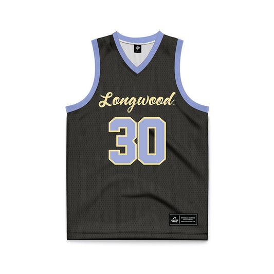 Longwood - NCAA Men's Basketball : Jerome Williams - Black Basketball Jersey-0