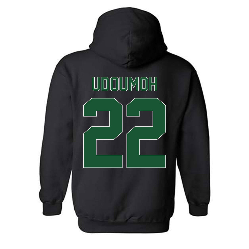 OKBU - NCAA Men's Basketball : Joshua Udoumoh - Vintage Shersey Hooded Sweatshirt-1