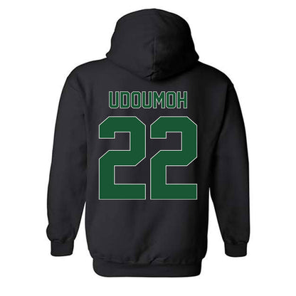 OKBU - NCAA Men's Basketball : Joshua Udoumoh - Vintage Shersey Hooded Sweatshirt-1