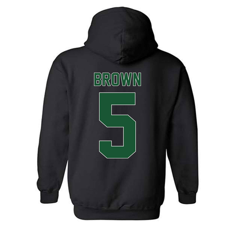 OKBU - NCAA Men's Basketball : Ricky Brown - Vintage Shersey Hooded Sweatshirt-1