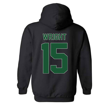 OKBU - NCAA Women's Basketball : Faith Wright - Vintage Shersey Hooded Sweatshirt-1
