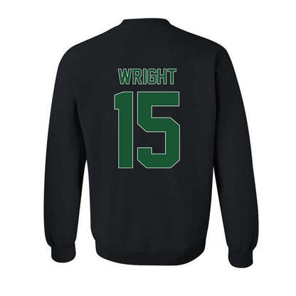OKBU - NCAA Women's Basketball : Faith Wright - Vintage Shersey Crewneck Sweatshirt-1