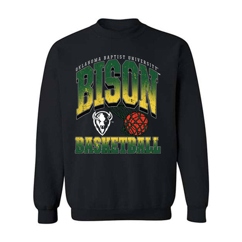 OKBU - NCAA Men's Basketball : Riley McGuirk - Vintage Shersey Crewneck Sweatshirt-0