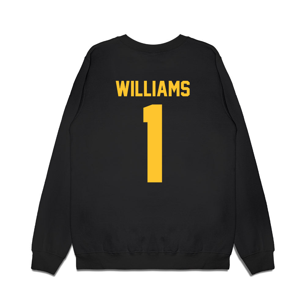 Central Michigan - NCAA Women's Basketball : Nevaeh Williams - Vintage Premium Crewneck Sweatshirt-3