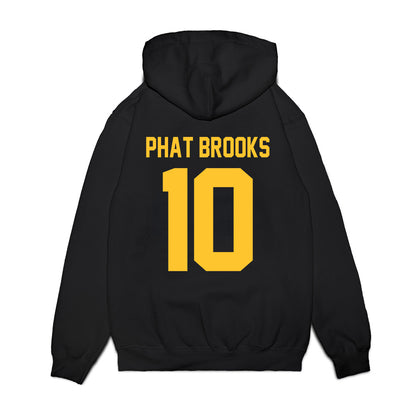 Central Michigan - NCAA Men's Basketball : Phat Phat Brooks - Vintage Premium Hooded Sweatshirt-1