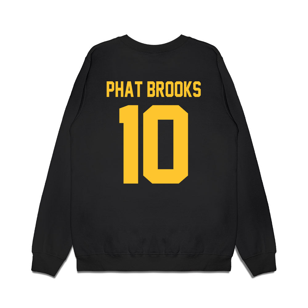 Central Michigan - NCAA Men's Basketball : Phat Phat Brooks - Vintage Premium Crewneck Sweatshirt-1