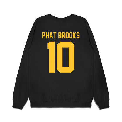 Central Michigan - NCAA Men's Basketball : Phat Phat Brooks - Vintage Premium Crewneck Sweatshirt-1