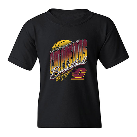 Central Michigan - NCAA Men's Basketball : Keenan Garner - Vintage Youth T-Shirt-0