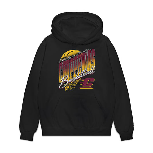 Central Michigan - NCAA Men's Basketball : Nsikan Usen - Vintage Premium Hooded Sweatshirt-0