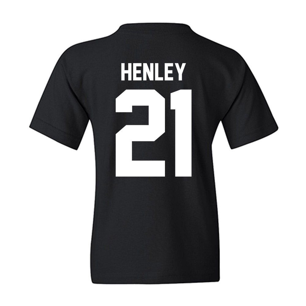 Furman - NCAA Women's Basketball : Niveya Henley - Vintage Basketball Youth T-Shirt-1