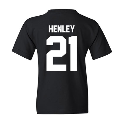 Furman - NCAA Women's Basketball : Niveya Henley - Vintage Basketball Youth T-Shirt-1