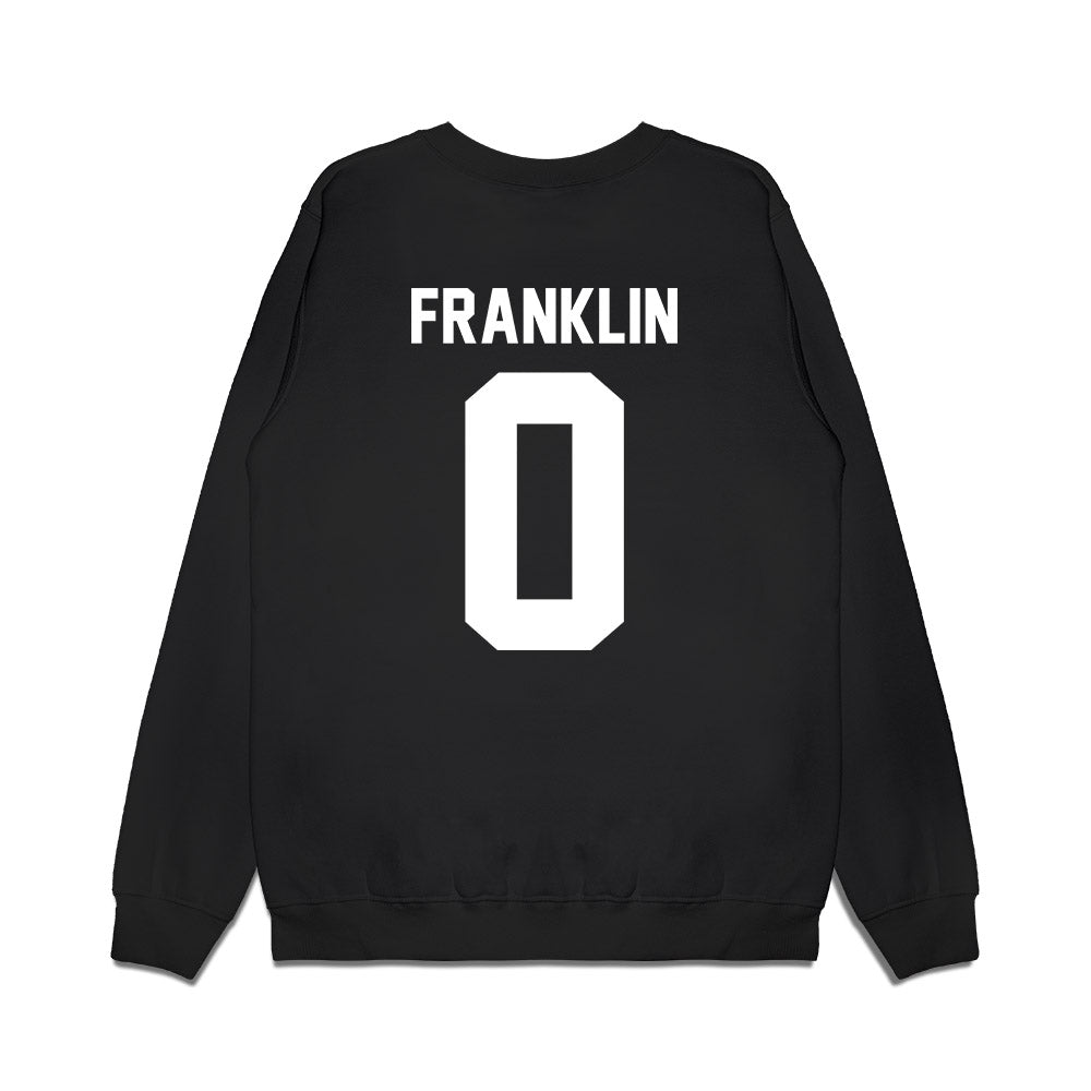 Furman - NCAA Men's Basketball : Abijah Franklin - Vintage Basketball Premium Crewneck Sweatshirt-1