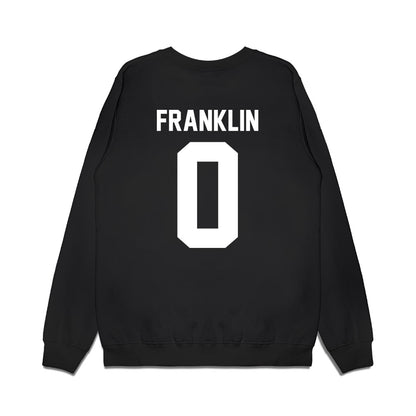 Furman - NCAA Men's Basketball : Abijah Franklin - Vintage Basketball Premium Crewneck Sweatshirt-1