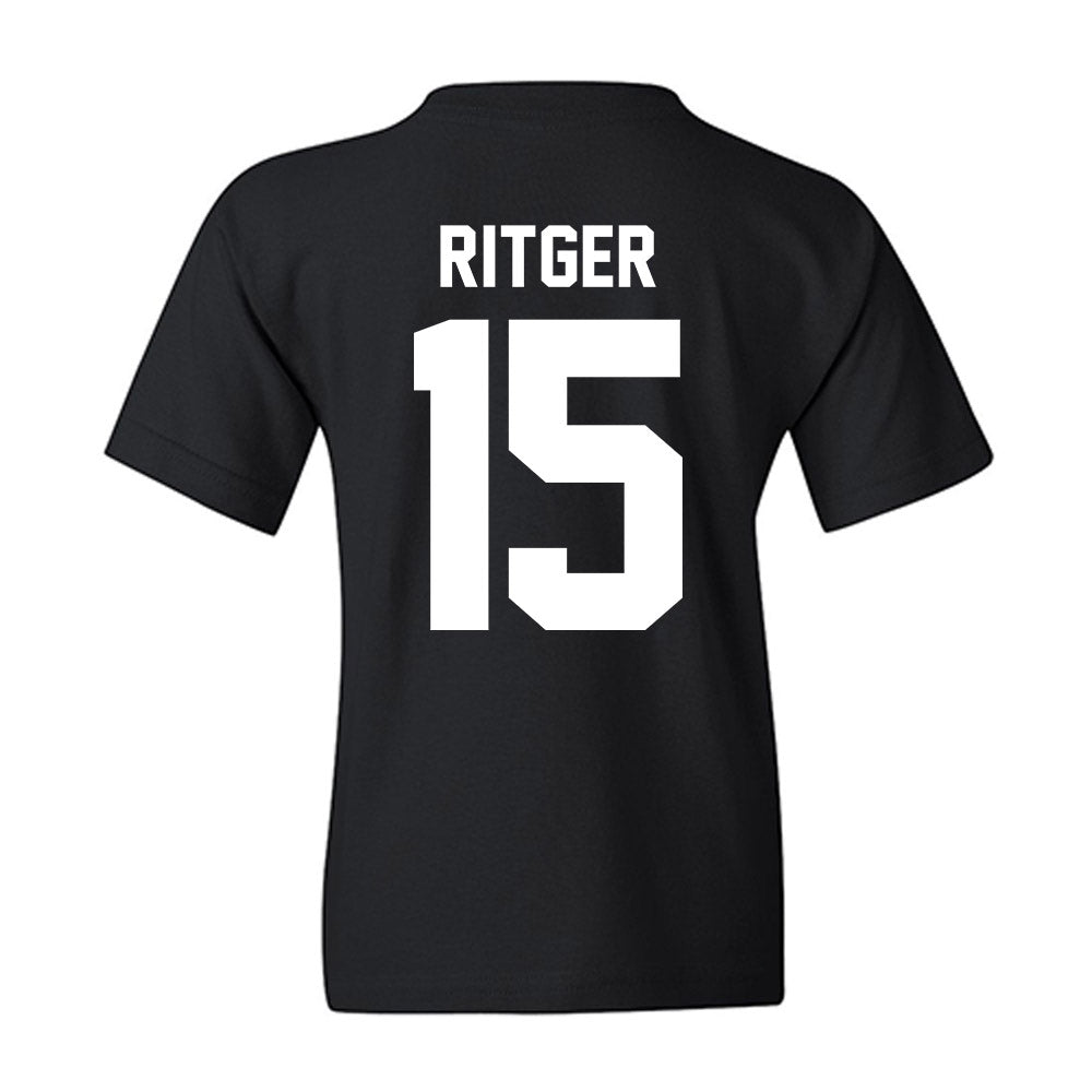 Furman - NCAA Men's Basketball : Owen Ritger - Vintage Basketball Youth T-Shirt-1