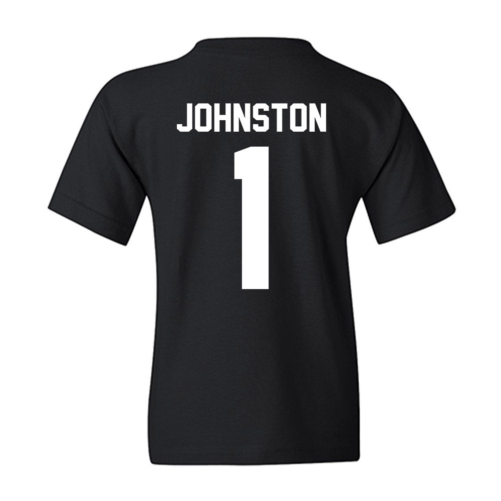 Furman - NCAA Men's Basketball : Charles Johnston - Vintage Basketball Youth T-Shirt-1