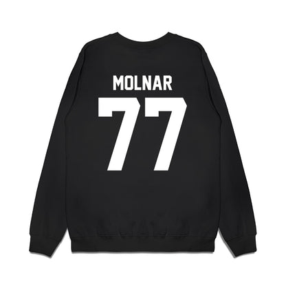 Furman - NCAA Men's Basketball : Davis Molnar - Vintage Basketball Premium Crewneck Sweatshirt-1