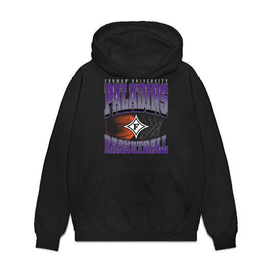 Furman - NCAA Women's Basketball : Tate Walters - Vintage Basketball Premium Hooded Sweatshirt-0