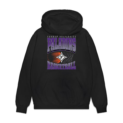 Furman - NCAA Women's Basketball : Lauren Bailey - Vintage Basketball Premium Hooded Sweatshirt-0