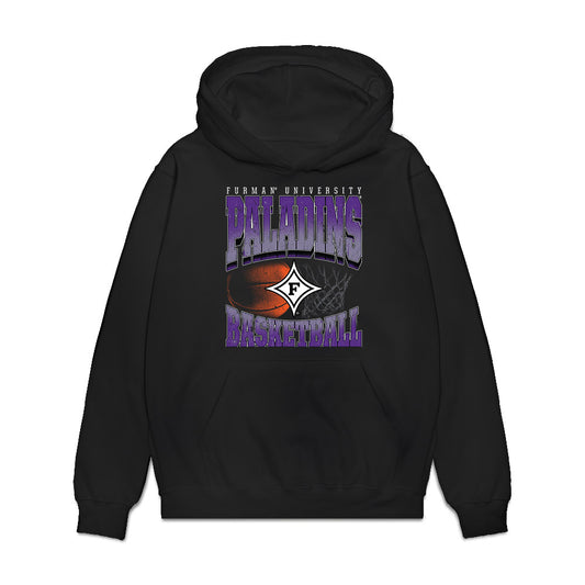 Furman - NCAA Women's Basketball : Jada Session - Vintage Basketball Premium Hooded Sweatshirt-0