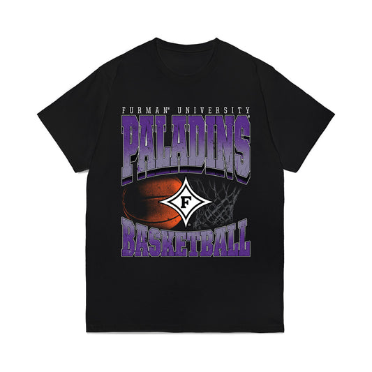 Furman - NCAA Women's Basketball : Keegan Morris - Vintage Basketball Comfort Colors T-Shirt-0