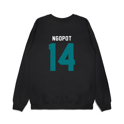 Coastal Carolina - NCAA Men's Basketball : Jerry Ngopot - Vintage Basketball Premium Crewneck Sweatshirt-1