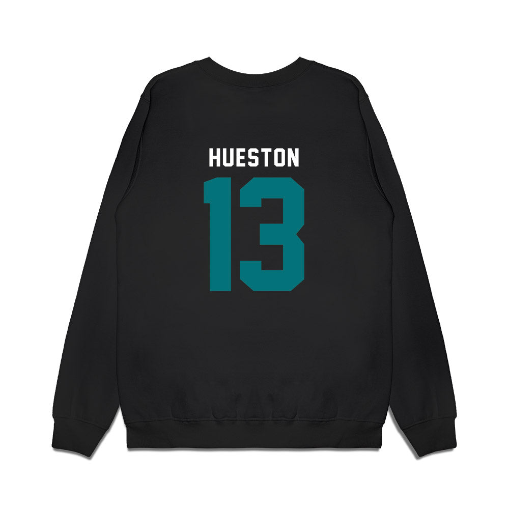 Coastal Carolina - NCAA Women's Basketball : Tracey Hueston - Vintage Basketball Premium Crewneck Sweatshirt-1