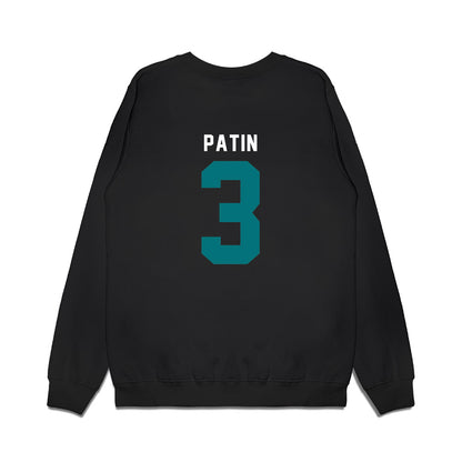 Coastal Carolina - NCAA Women's Basketball : Asia Patin - Vintage Basketball Premium Crewneck Sweatshirt-1