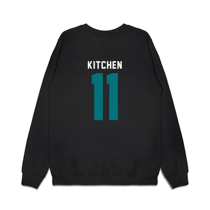 Coastal Carolina - NCAA Women's Basketball : Kamryn Kitchen - Vintage Basketball Premium Crewneck Sweatshirt-1
